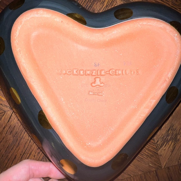Mackenzie Childs ceramic heart - Picture 2 of 3
